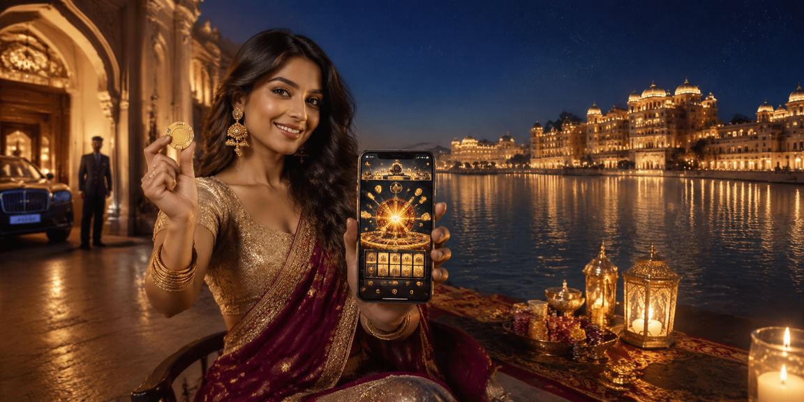 Player enjoying VIP bonus games on smartphone in India